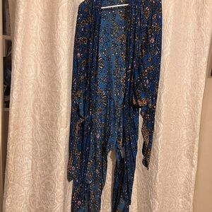 Muse Multicolor Patterned Kimono